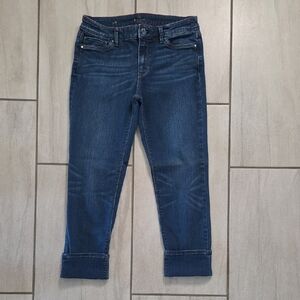 WHBM Women's Dark Blue Slim Capri Jeans Size 4